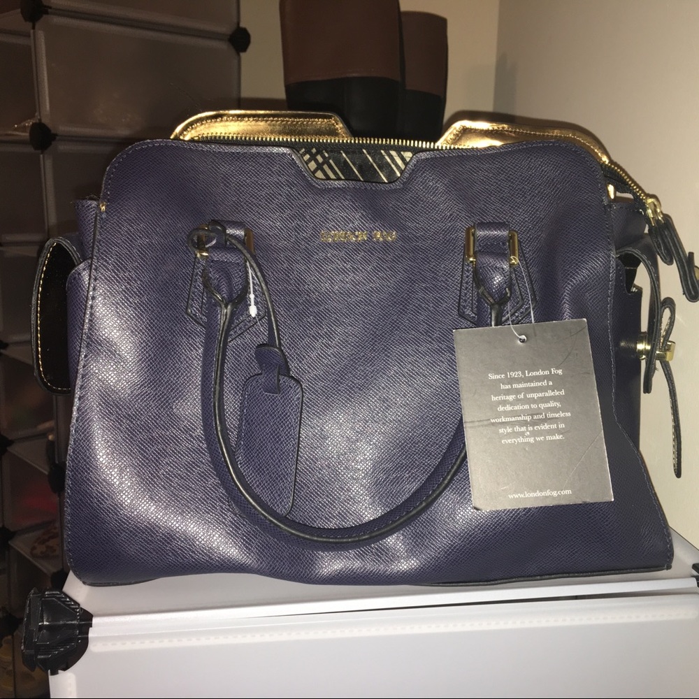 London Fog Blue Purse